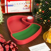 Resim Silikon Noel Şapka Tepsi Kalıbı - Bayram Süsleri, Süsler ve El Sanatları için Şenli Kırmızı ve Yeşil DIY Reçine Kalıbı, Noel Süsleri 