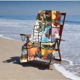 Resim 80x150 Su Emici Kum Tutmaz Plaj Havlusu &banyo Havlusu Antibakter 