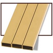 Resim Pirinç Profil Boru 15 X 15 Mm 1 Mt 