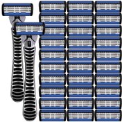 Resim 6 Katmanlı Manuel Tıraş Bıçağı Güzellik Aracı, Trimmer, Değiştirilebilir Bıçaklar ve Tıraş Tutucu ile, Erkeklerin Saç Alma, Yüz Saç Alma, Saç Kesme Makinesi, Saç Kesme Makinesi, Saç Bakımı Malzemeleri, Saç Bakımı, Kaymaz Sap, Kişisel Bakım ve Hediyeler, 10 Durum Erkeklerin Bakımı için Mükemmel, Günlük Tıraş için Gerekli Aracı 