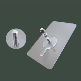 Resim Askı Pratik Kancalı Askısı Yapışkanlı Vidalı Askı 4 Lü Paket 