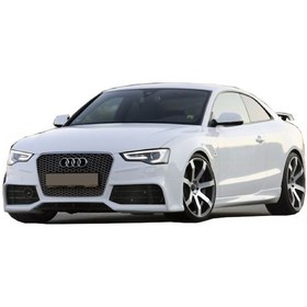 Resim Audi A5 8p3 2008 - 2016 Coupe 2 Kapı Rs5 Yan Marşpiyel Seti Plastik Boyasız 