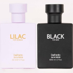 Resim Defacto Erkek Black & Kadın Lilac 2'li Set Parfüm 50 ml X9643azns 