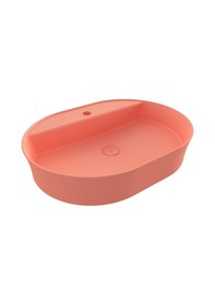 Resim Bocchi Sottile Slim Line 1600-032-0126 Tezgah Üstü Lavabo Mat Somon 60 CM 1466841 