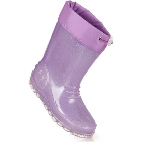 Resim Kiko Kids Savana Su Geçirmez Kız Çocuk Yağmur Çizmesi Lila - Lila Lila - Lila 