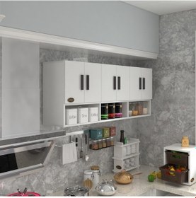 Resim Kenzlife Hazır Mutfak Liberato Byz 060 150 32 Mutfak Banyo Dolabı Kapaklı Raflı 