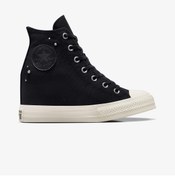 Resim Converse Chuck Taylor All Star Wedge Kadın Siyah Sneaker 