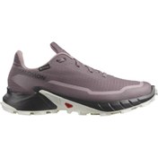 Resim Salomon 473110 Alphacross 5 GTX W Moonscape/Black/White Kadın Outdoor Ayakkabı 