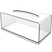 Resim Peçetelik/kutu - Dikdörtgen - Peçetelik - 22 12 9 Cm - Şeffaf - Dikdörtgen - Şeffaf Akrilik Peçetelik - Şeffaf 