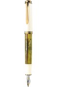 Resim yenibagshop Souveran Serisi M400 Tortoiseshell White Dolma Kalem - M 