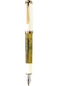 Resim yenibagshop Souveran Serisi M400 Tortoiseshell White Dolma Kalem - M 