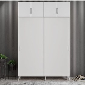 Resim Viva Sürgülü Yüklük Modülü Portmanto Vestiyer Ayakkabılık B 140cm 