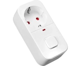Resim Isıya Duyarlı Devre ve Akım Korumalı Duvar Tekli Anahtarlı Priz Fiş 16A/250V 750 