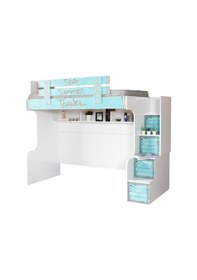 Resim Setaymobilya Ranza, Summer Ranza Çalışma Masası 2 Kapaklı Dolap+ Comfort Yatak 