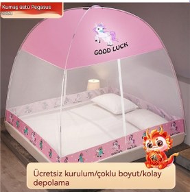 Resim Cibinlik Katlanabilir Yatak Odası Çift 1.5m-11 