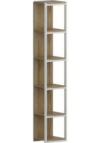 Resim Bmdekor Kitaplık Tay Beyaz 