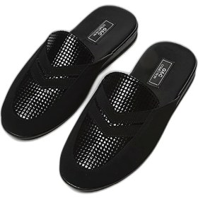 Resim Gc Terlik Nubuk Baskılı Poli Taban Erkek Çeyiz Terliği-Ev Terliği 370 