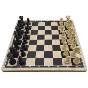 Resim Ay Yıldızlı Şah Ahşap Satranç Takımı 