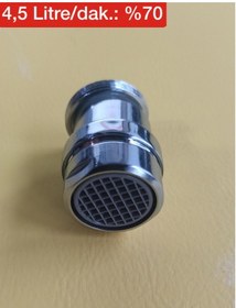 Resim Tasarruflu Oynar Lavabo Batarya Başlığı Krom 