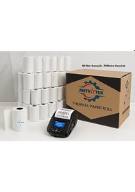 Resim Termal Yazarkasa Ve Pos Rulosu 80 Mm X 20 Metre 400 Lü Koli 