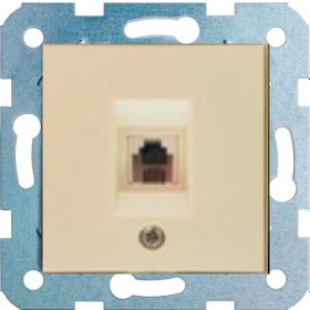 Resim Ovivo Krem Telefon Prizi Nummeris Mekanizma-çerçeve Yoktur 