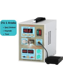 Resim Sunkko 788H Çift Darbeli Nokta LED Pil Test ve Şarj Fonksiyonlu Pil Punta Kaynak Makinesi 
