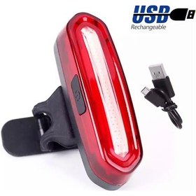 Resim Forte GT Bisiklet Polis Çakar USB şarjlı Led Kırmızı Mavi Xbyc 6017-4 