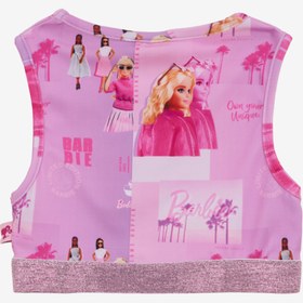 Resim Barbie Baskılı Çok Renkli Kız Çocuk Bluz BRB5SG-BLZ6004 
