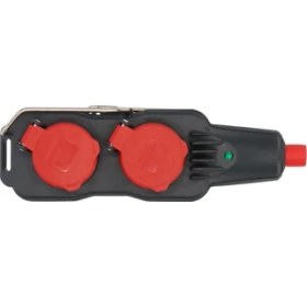 Resim Brennenstuhl Profesyonel Serisi Power-Block Serisi 4 Soketli 230V/16A IP54 Dış Mekana Uygun LED Göstergeli Fiş Ucu (Kablosuz) Golyat Fiş 