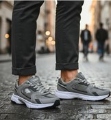 Resim Wickers Gri Erkek Spor Ayakkabı Nefes Alır Rahat Kalın Taban Günlük Koşu Yürüyüş Ayakkabısı 2590 