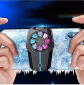 Resim 3 Kademeli Şarjlı Gaming Telefon Soğutma Fan Soğutucu 300 Mah 