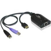 Resim Aten Hdmı Usb Sanal Medya Kvm Adaptörü, Akıllı Kart Okuyucusu Ile Birlikte hdmı Usb Virtual Media Kvm Ada 