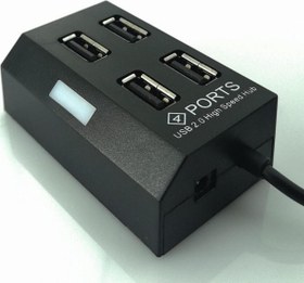 Resim 4 Port Hızlı Usb 2.0 Çoklayıcı Hub Switch 