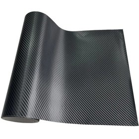 Resim 3d Karbon Siyahı-10cmx150cm-karbon Fiber Araç Plakası matik Kapı Eşiği Koruyucu Su Geçirmez Koruma Filmi Siyah 