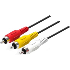 Resim Oem Rca Erkek Tamir Kablosu Sarı Kırmızı Beyaz 30 Adet 15 Cm 