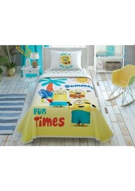 Resim Taç Lisanslı Pike Takımı Minions Summer Tek Kişilik 