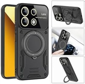 Resim Zipax Realme C55 Kılıf Kamera Korumalı Lensli Standlı Azn Joylens Mor 