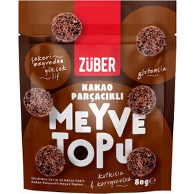 Resim Kakao Parçacıklı Meyve Topu 80g x 6 Adet 