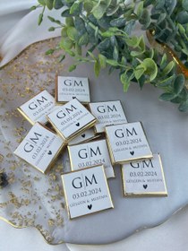 Resim İsimli Madlen Çikolata - Nişan ve Söz Hediyelikleri 