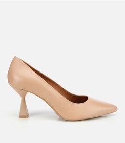 Resim Hotiç Kadın Deri Bej Esnek Tabanlı İnce Topuklu Stiletto 01ayh312510a330 Bej 