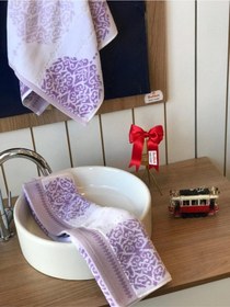 Resim Özdilek Greta 2'li El-yüz Havlusu 50x90-lila Çok Renkli 