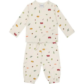 Resim Antebies Bebek Pijama Takımı Kamp Ateşi Desenli - 3-6 Ay 