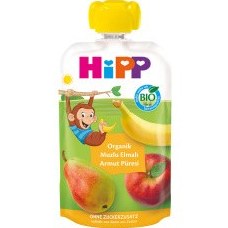 Resim Hipp Organik Muzlu Elmalı Armut Püresi 100 gr 