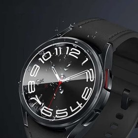 Resim Sneezy Samsung Galaxy Watch 6 Classic 43mm İle Uyumlu Polymer Temperli Nano 0.5 mm Watch Ekran Koruyucu 