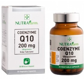 Resim Nutrafarm Coenzyme Q-10 200 mg 30 Kapsül 