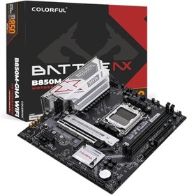 Resim COLORFUL BATTLE-AX B850M-GHA WIFI V14 DDR5 7600MHz mATX AM5 Gaming (Oyuncu) Anakart 