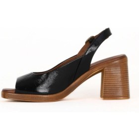 Resim Bueno Shoes Siyah Rugan Deri Kadın Topuklu Sandalet 01WE3700 01WE3700 