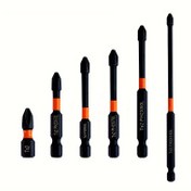 Resim Popüler Seçim] 6'lı PH2 Tornavida Seti Manyetik Başlıklı Darbe Güçlü Çapraz Yüksek Sertlik 25/50/65/70/90/150mm 