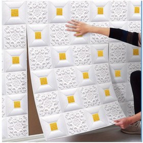 Resim Kolay Uygulanabilir 3D Çiçek Köpük Duvar Stickerları - Kendinden Yapışkanlı, Yapıştır ve Kullan Dekorasyonu Oturma Odası, Yatak Odası, Mutfak için - Yumuşak XPE Malzeme, Araç Gerektirmez 