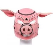 Resim Fastbuy 3d Neopren Tam Yüz Maskesi - Siyah/kırmızı Domuz Kaput Design Diğer 